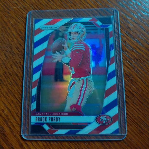Panini Prizm San Francisco 49ers Card - Red and Blue - Picture 2 of 4
